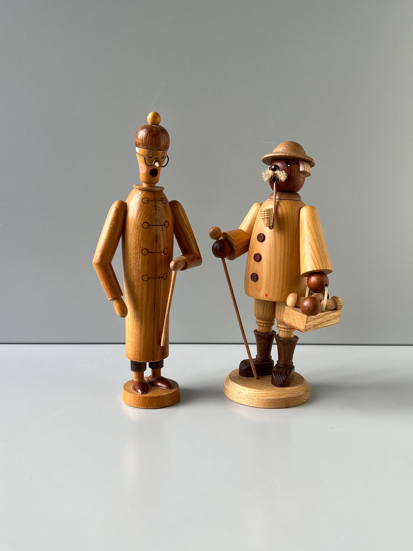 Räuchermännchen aus Seiffen, Holz, DDR